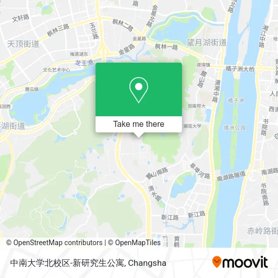 中南大学北校区-新研究生公寓 map