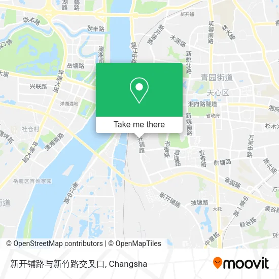 新开铺路与新竹路交叉口 map