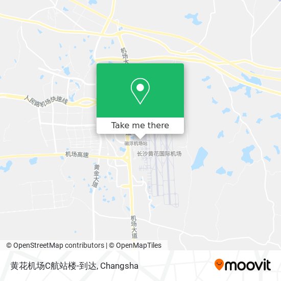 黄花机场C航站楼-到达 map