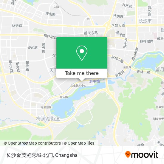 长沙金茂览秀城-北门 map