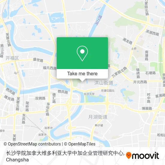长沙学院加拿大维多利亚大学中加企业管理研究中心 map