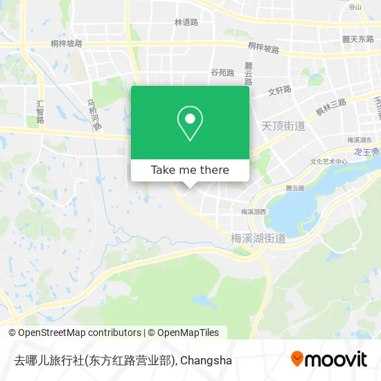 去哪儿旅行社(东方红路营业部) map