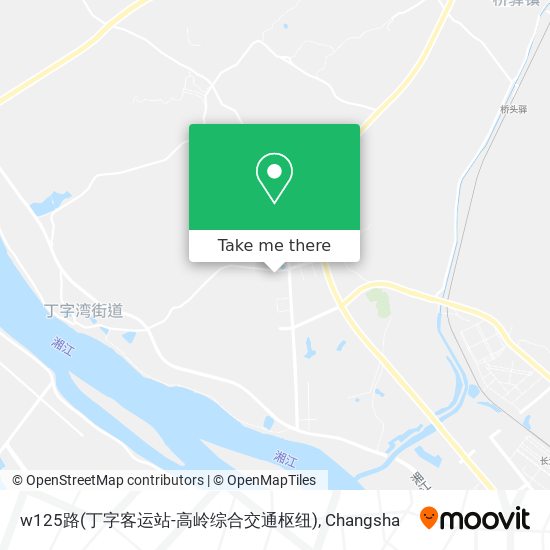 w125路(丁字客运站-高岭综合交通枢纽) map