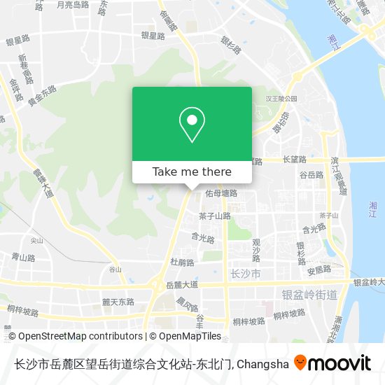长沙市岳麓区望岳街道综合文化站-东北门 map