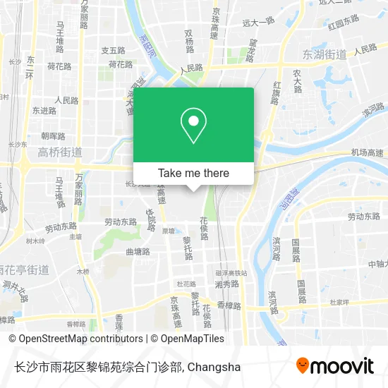 长沙市雨花区黎锦苑综合门诊部 map