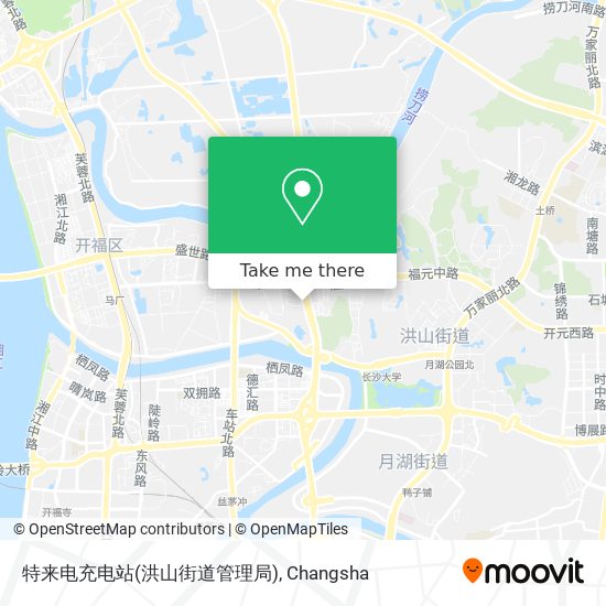特来电充电站(洪山街道管理局) map