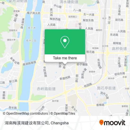 湖南梅溪湖建设有限公司 map