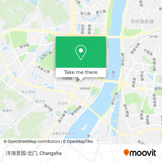 洋湖景园-北门 map