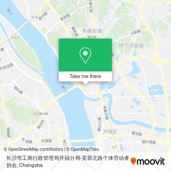 长沙市工商行政管理局开福分局-芙蓉北路个体劳动者协会 map