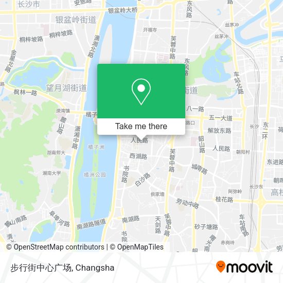 步行街中心广场 map