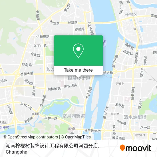 湖南柠檬树装饰设计工程有限公司河西分店 map