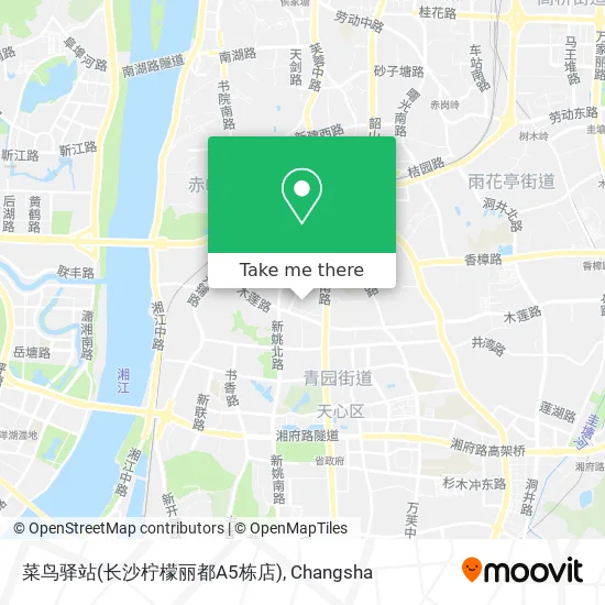 菜鸟驿站(长沙柠檬丽都A5栋店) map