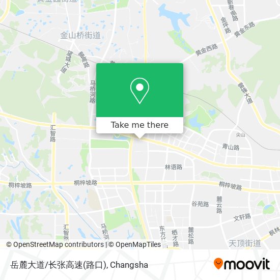 岳麓大道/长张高速(路口) map