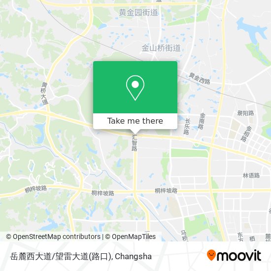 岳麓西大道/望雷大道(路口) map