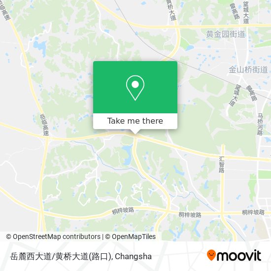岳麓西大道/黄桥大道(路口) map