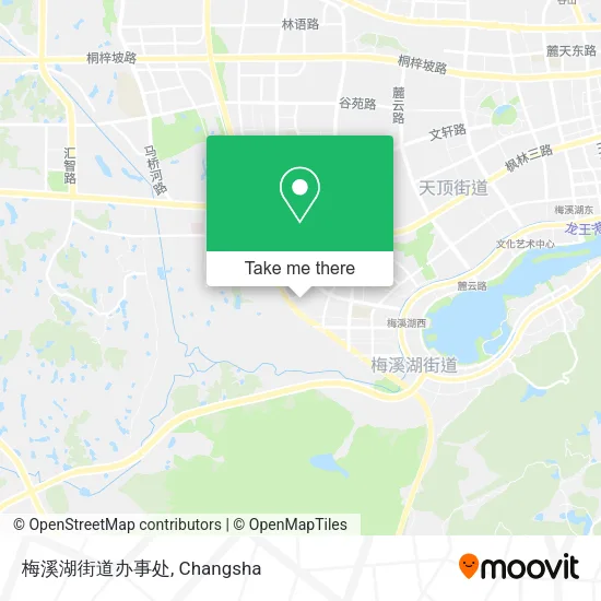 梅溪湖街道办事处 map