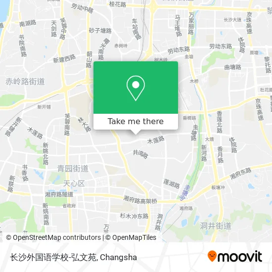 长沙外国语学校-弘文苑 map