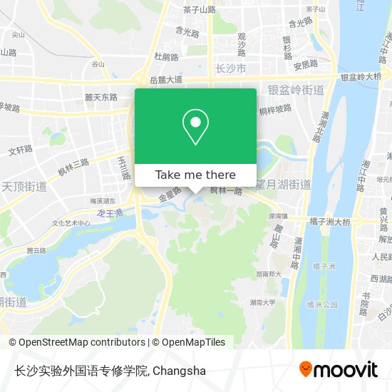 长沙实验外国语专修学院 map