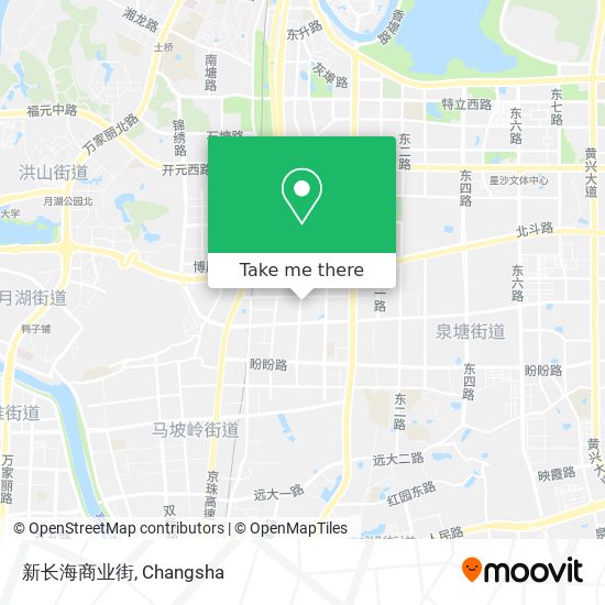 新长海商业街 map