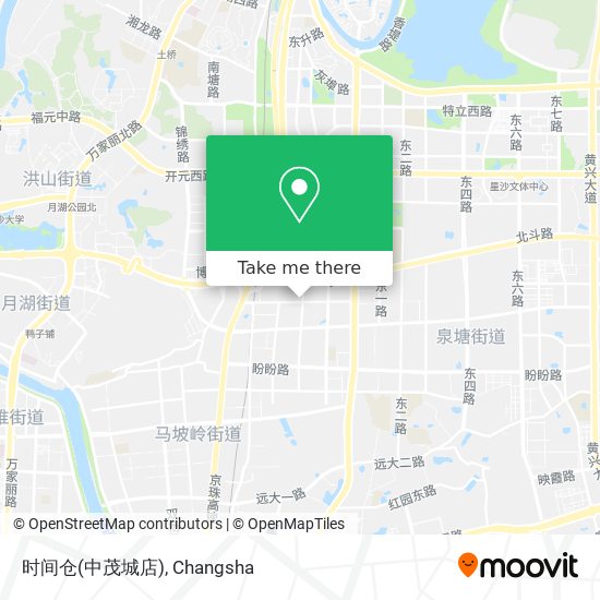 时间仓(中茂城店) map