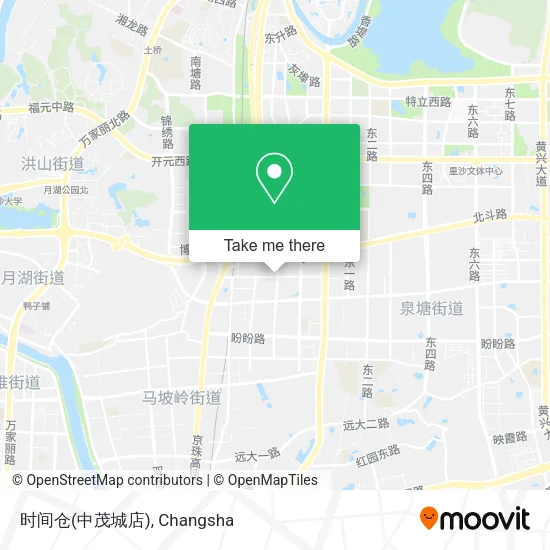 时间仓(中茂城店) map