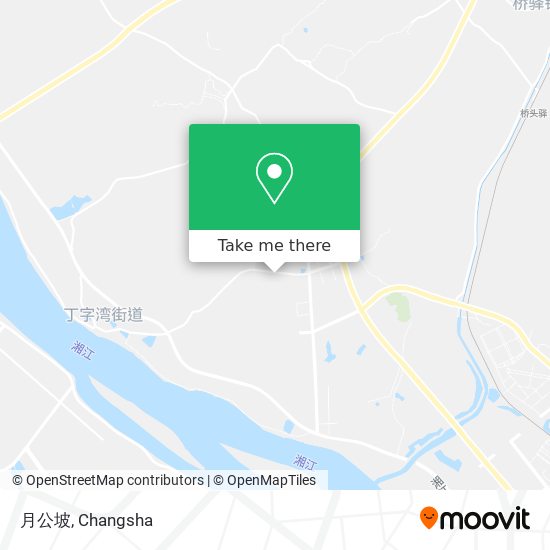 月公坡 map
