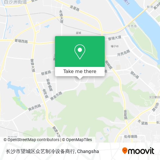长沙市望城区众艺制冷设备商行 map