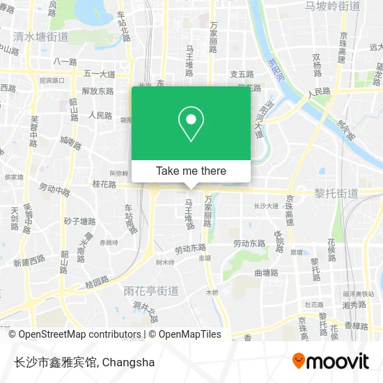 长沙市鑫雅宾馆 map