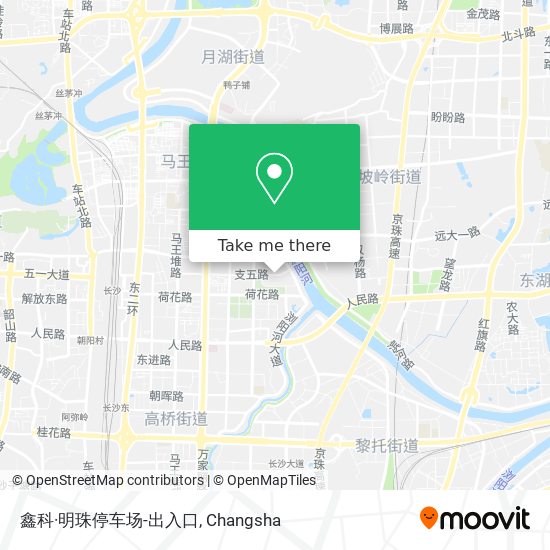 鑫科·明珠停车场-出入口 map