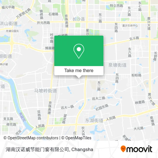 湖南汉诺威节能门窗有限公司 map