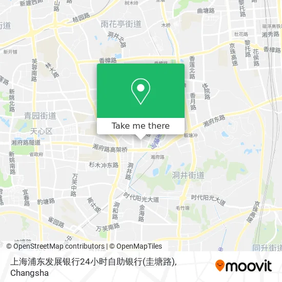 上海浦东发展银行24小时自助银行(圭塘路) map