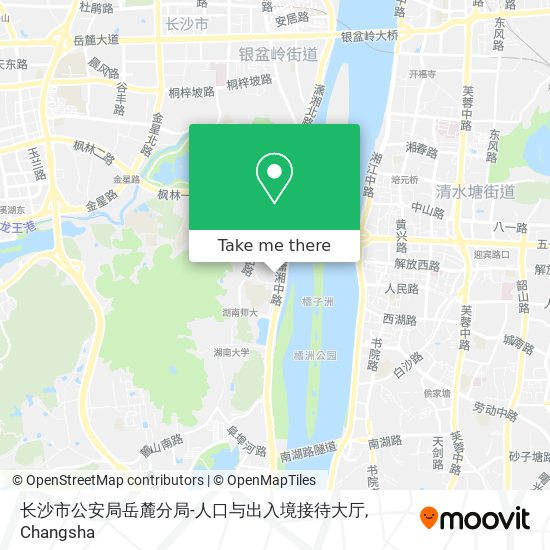 长沙市公安局岳麓分局-人口与出入境接待大厅 map