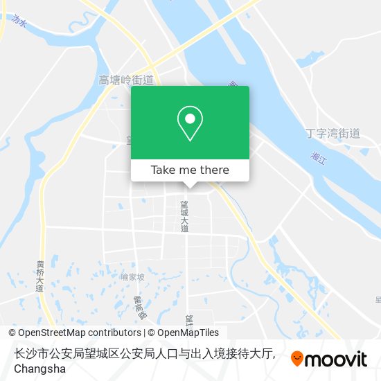 长沙市公安局望城区公安局人口与出入境接待大厅 map