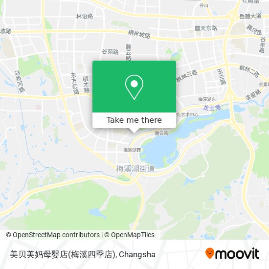 美贝美妈母婴店(梅溪四季店) map