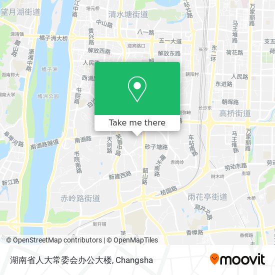 湖南省人大常委会办公大楼 map