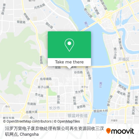 汨罗万荣电子废弃物处理有限公司再生资源回收三汊矶网点 map