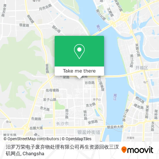 汨罗万荣电子废弃物处理有限公司再生资源回收三汊矶网点 map