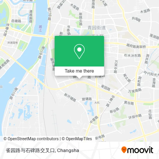 雀园路与石碑路交叉口 map