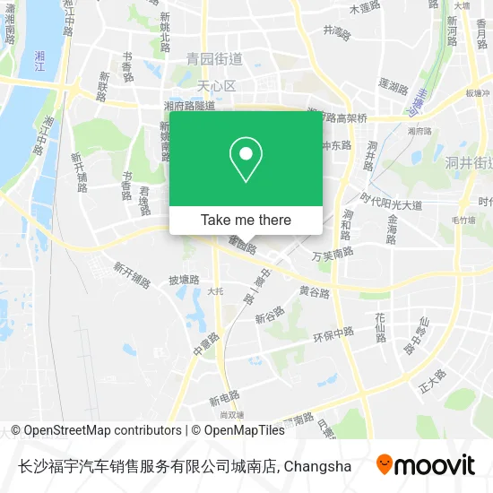 长沙福宇汽车销售服务有限公司城南店 map