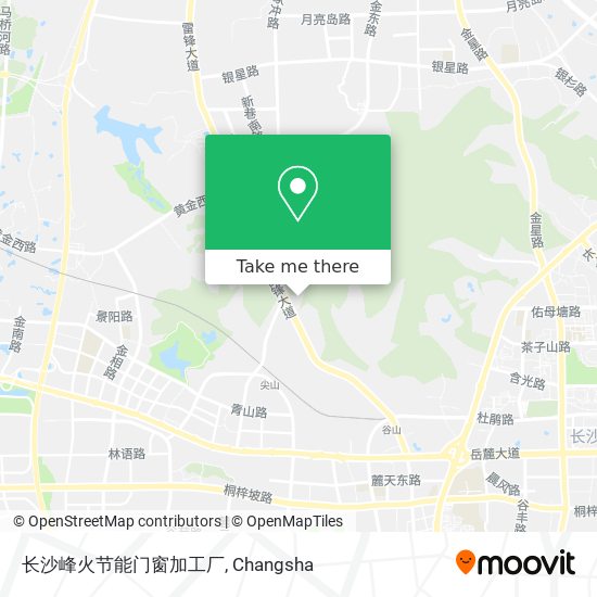 长沙峰火节能门窗加工厂 map