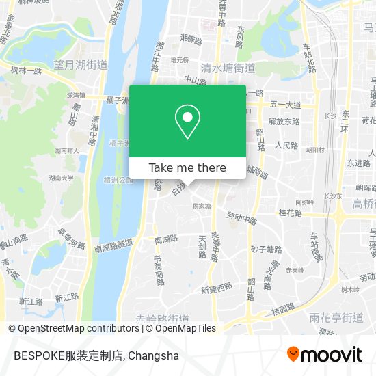 BESPOKE服装定制店 map