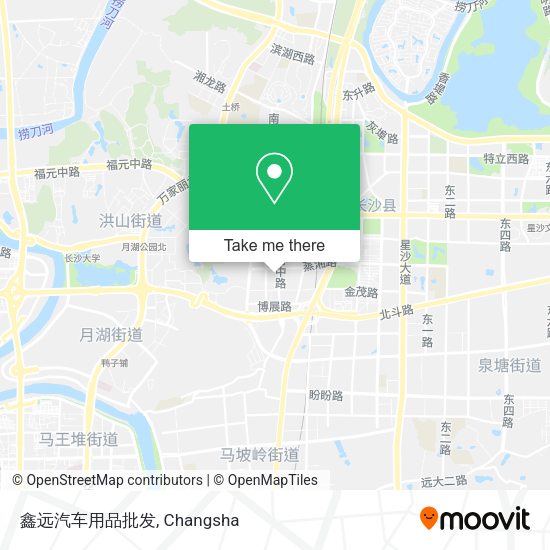 鑫远汽车用品批发 map