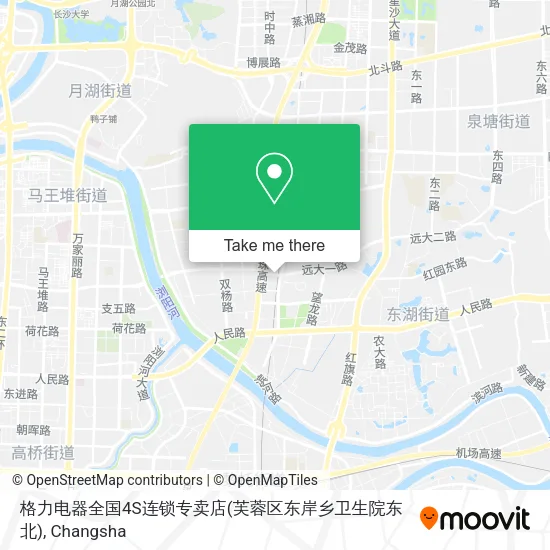 格力电器全国4S连锁专卖店(芙蓉区东岸乡卫生院东北) map