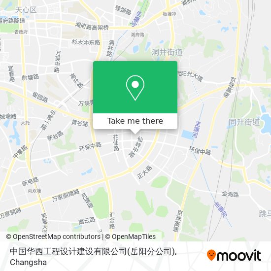 中国华西工程设计建设有限公司(岳阳分公司) map