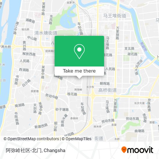 阿弥岭社区-北门 map