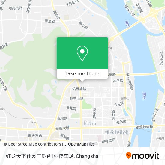 钰龙天下佳园二期西区-停车场 map