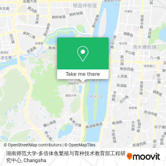湖南师范大学-多倍体鱼繁殖与育种技术教育部工程研究中心 map