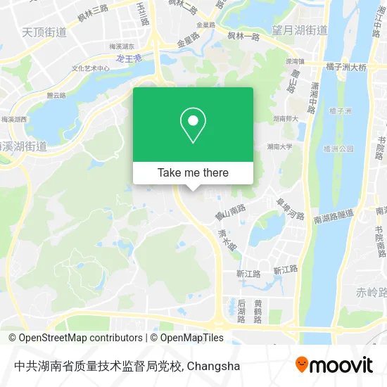 中共湖南省质量技术监督局党校 map