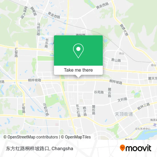东方红路桐梓坡路口 map