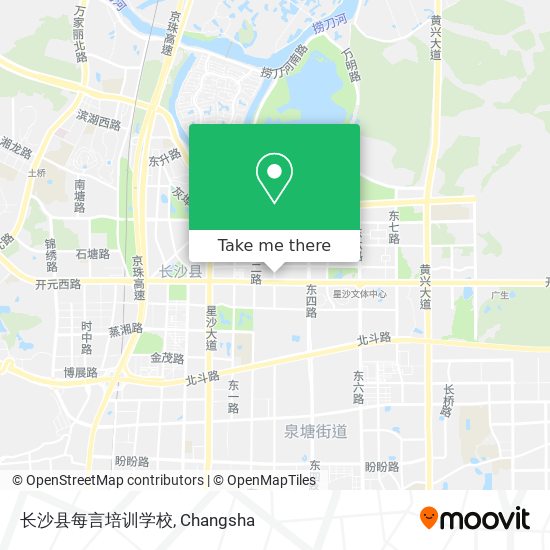 长沙县每言培训学校 map